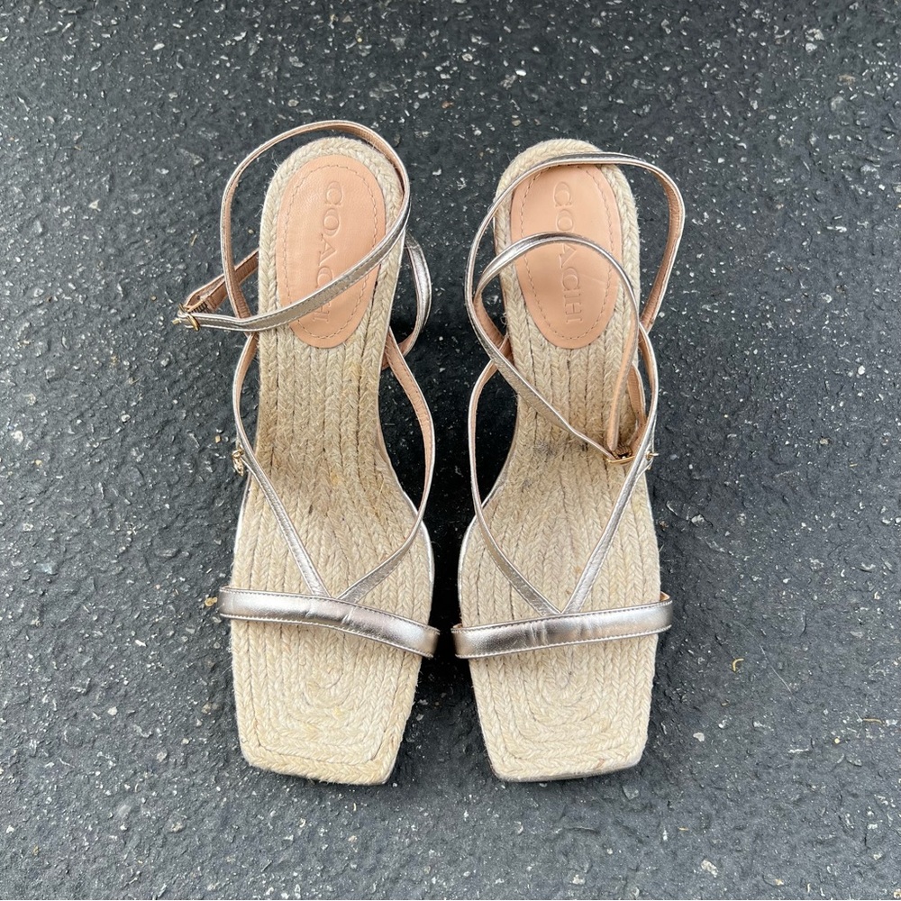 COACH Kala Stapy  Sandal Heel - Picture 2 of 16